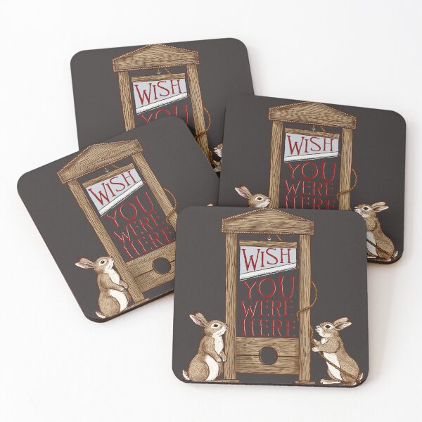 Item preview, Wish You Were Here Bunnies Guillotine  designed and sold by lauragraves.