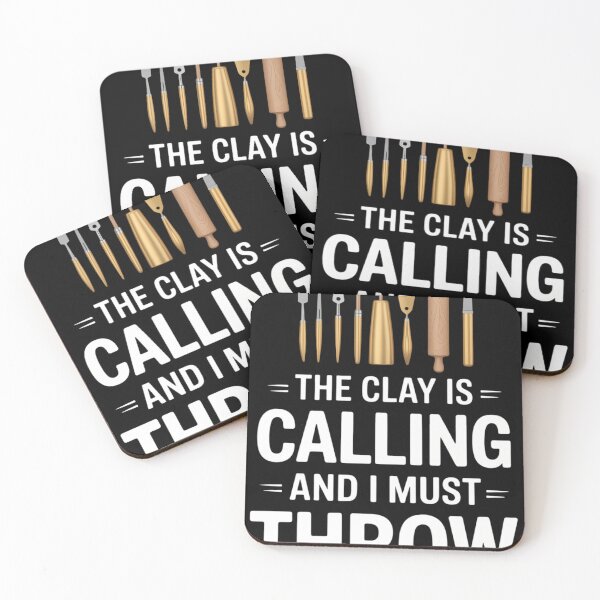 Item preview, Clay Is Calling And I Must Throw Funny Pottery Lover designed and sold by tiekanamac.