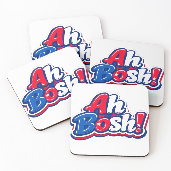 Item preview, Ah Bosh! Funny British Slang Phrase Design designed and sold by GarnerSupplyCo.