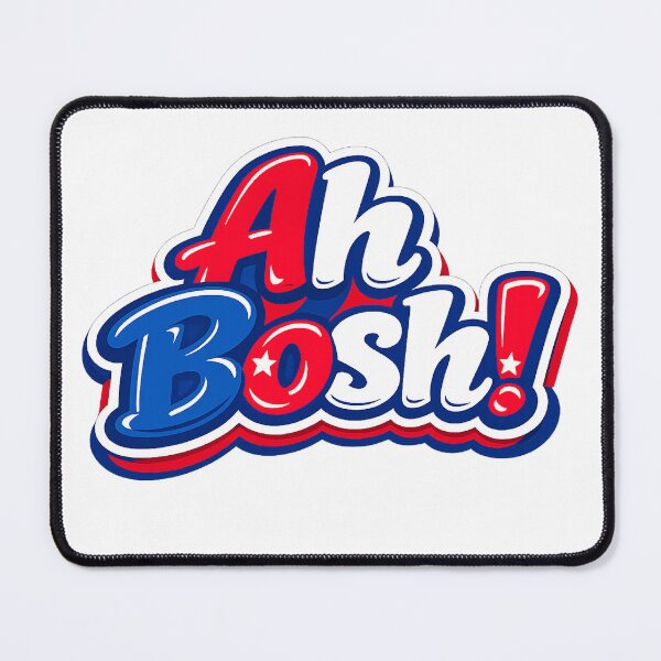 Item preview, Ah Bosh! Funny British Slang Phrase Design designed and sold by GarnerSupplyCo.