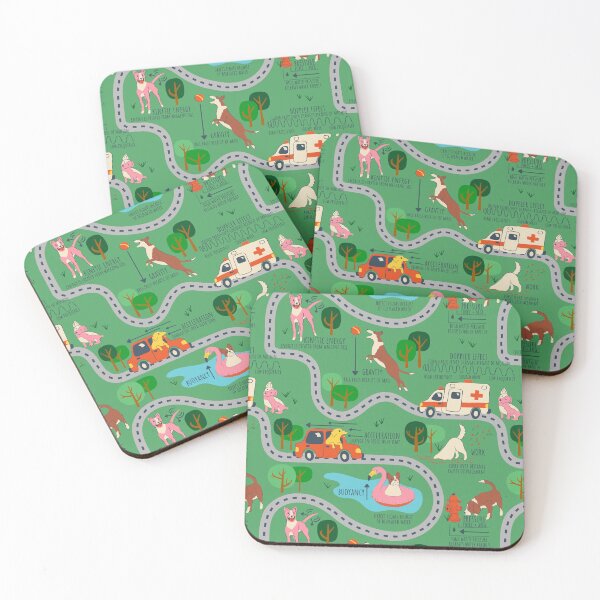 Item preview, Fursics - Science Physics Dogs in the Park designed and sold by Carrie Cantwell Art.