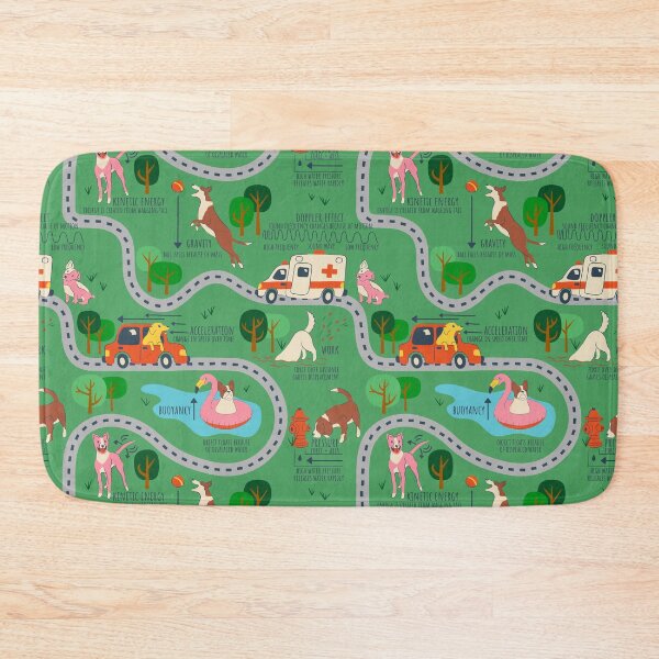 Item preview, Fursics - Science Physics Dogs in the Park designed and sold by Carrie Cantwell Art.