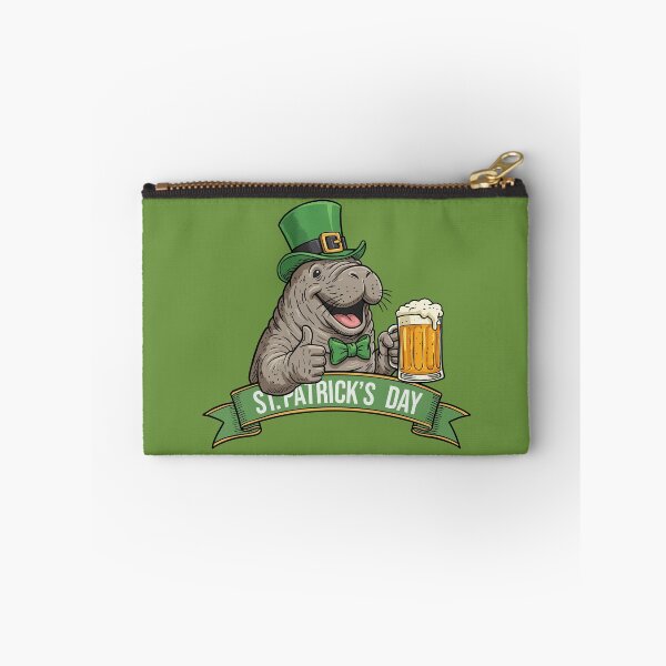 Item preview, Lucky Manatee – St. Patrick’s Day Beer Buddy designed and sold by CARPIO Creations.