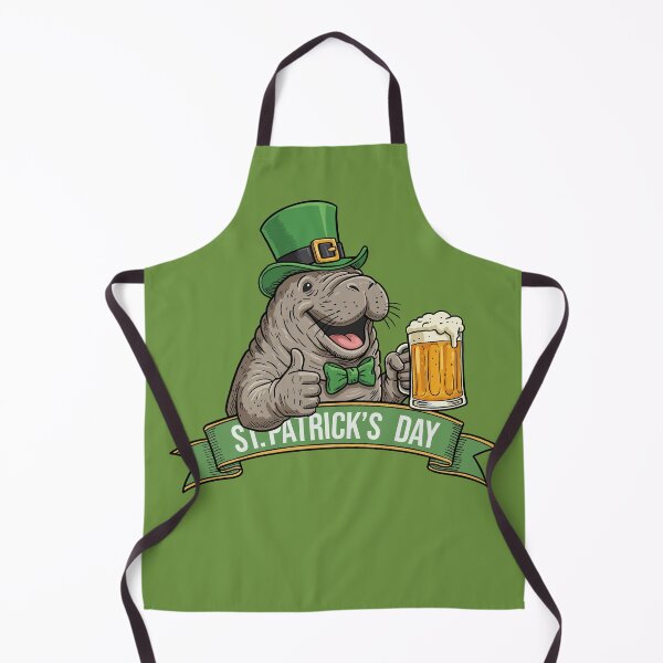Item preview, Lucky Manatee – St. Patrick’s Day Beer Buddy designed and sold by CARPIO Creations.