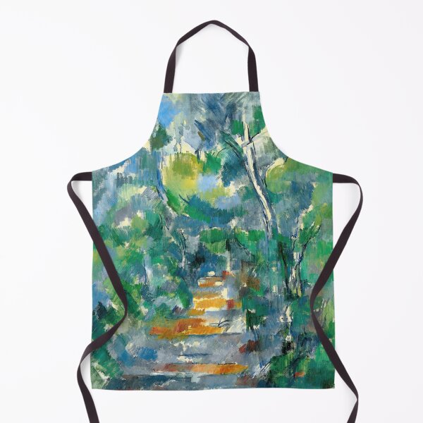 Item preview, Forest Scene Path From Mas Jolie to Chateau Noir by Paul Cézanne: Post Impressionist Landscape Poster designed and sold by artofuniverse.