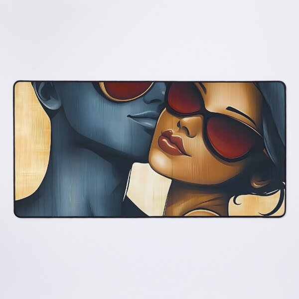 Item preview, Stylish Couple Wearing Sunglasses Modern Pop Aesthetic designed and sold by Shoot-The-Moon.