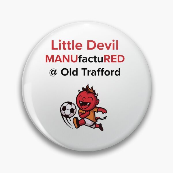 Item preview, Little Devil - Manufactured at Old Trafford (Manchester United) designed and sold by Stray Magic Studio.