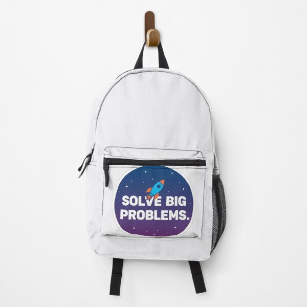 Item preview, Solve Big Problems Rocket Space Motivation Sticker designed and sold by Scro-Ciob-Shop.