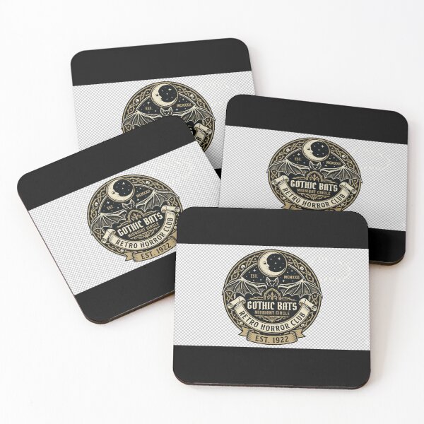 Item preview, Title: Gothic Bats Retro Horror Club Vintage Emblem designed and sold by R & K Fashions.