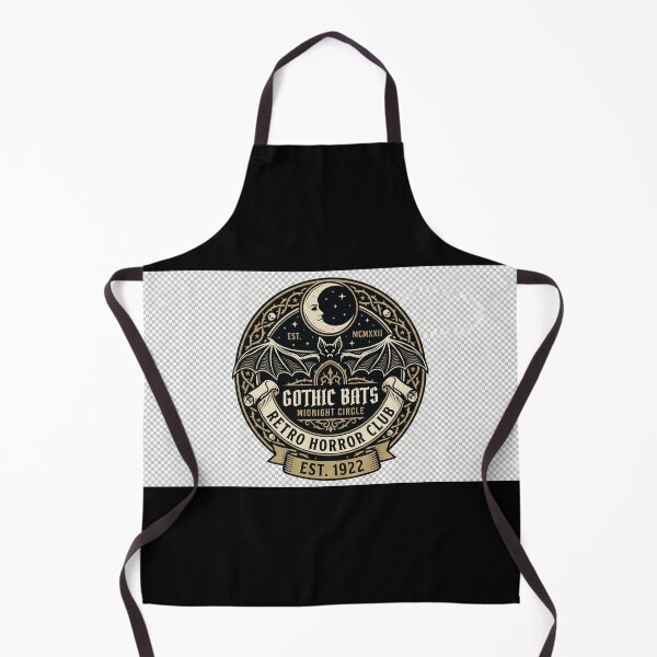 Item preview, Title: Gothic Bats Retro Horror Club Vintage Emblem designed and sold by R & K Fashions.