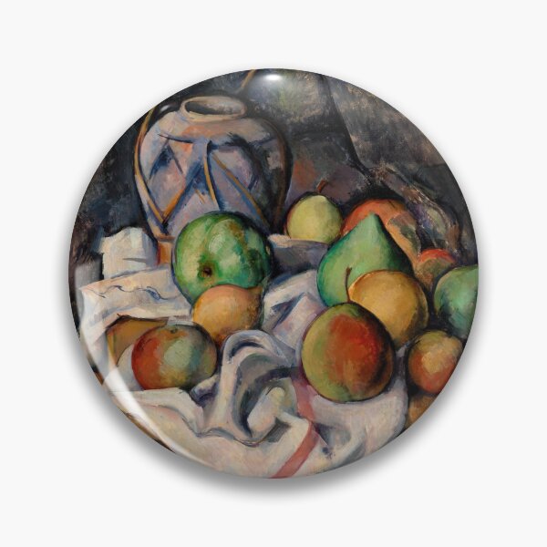 Item preview, Ginger Jar Pot De Gingembre by Paul Cézanne: Post Impressionist Still Life Print designed and sold by artofuniverse.