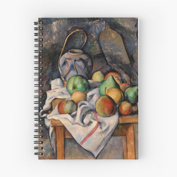 Item preview, Ginger Jar Pot De Gingembre by Paul Cézanne: Post Impressionist Still Life Print designed and sold by artofuniverse.