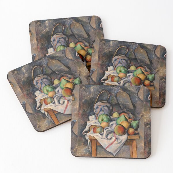 Item preview, Ginger Jar Pot De Gingembre by Paul Cézanne: Post Impressionist Still Life Print designed and sold by artofuniverse.