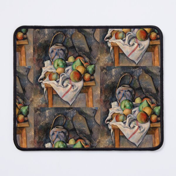 Item preview, Ginger Jar Pot De Gingembre by Paul Cézanne: Post Impressionist Still Life Print designed and sold by artofuniverse.