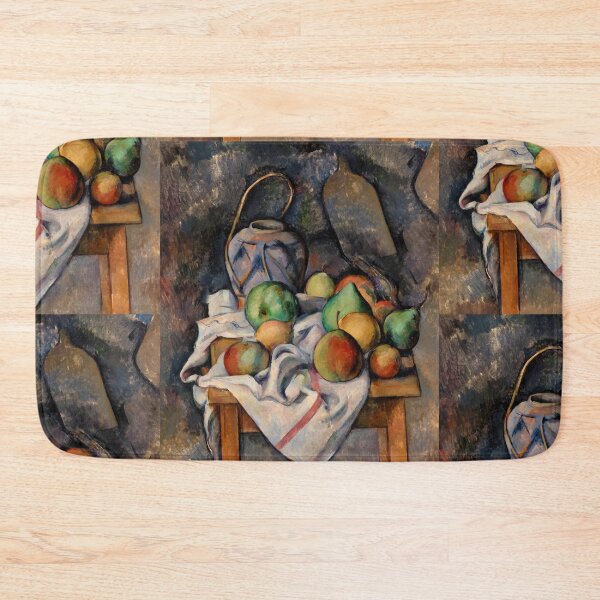 Item preview, Ginger Jar Pot De Gingembre by Paul Cézanne: Post Impressionist Still Life Print designed and sold by artofuniverse.
