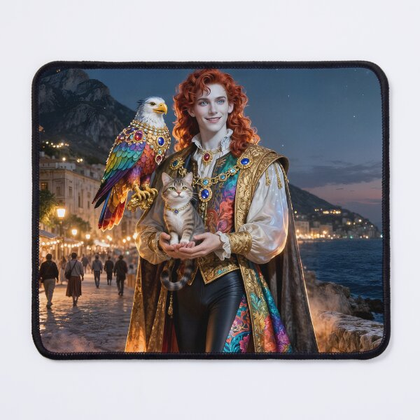 Item preview, Magical Maximalism: The Red-Haired Hero and His Entourage designed and sold by KunstGeist.