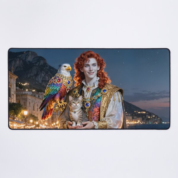 Item preview, Magical Maximalism: The Red-Haired Hero and His Entourage designed and sold by KunstGeist.