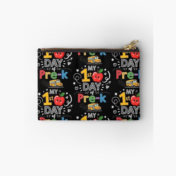 Item preview, My First Day of Pre K School Bus Apple Girl Boy Kids PreK   designed and sold by clothesy7.