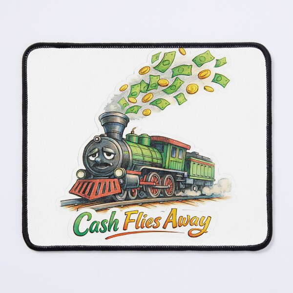 Item preview, Cash Flies Away – I'm Too Old Sticker designed and sold by Felixuss.