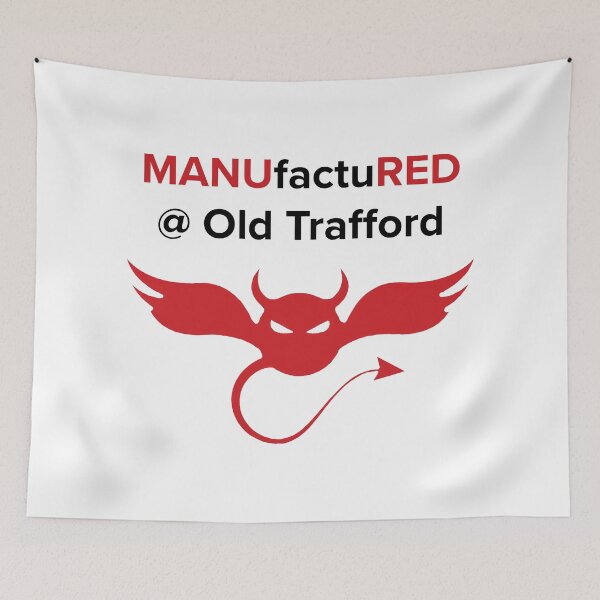 Item preview, Made at Old Trafford - Man Utd designed and sold by Stray Magic Studio.