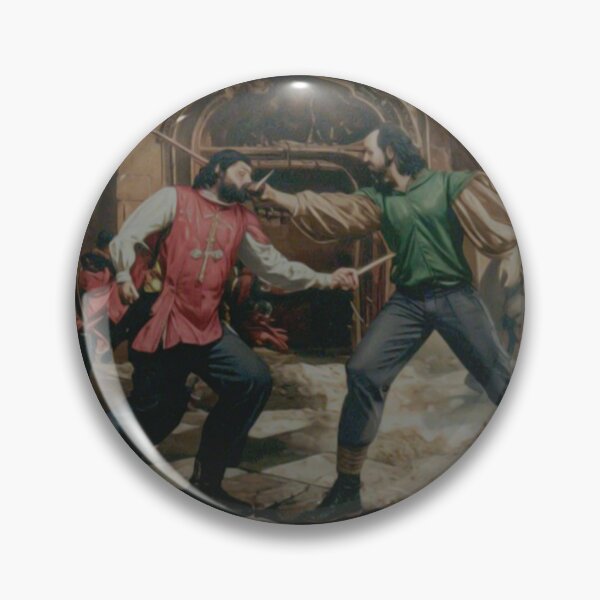 Item preview, A Picture of Two Nights Striking Each Other Resident Evil 1 Remake designed and sold by TheTroop.