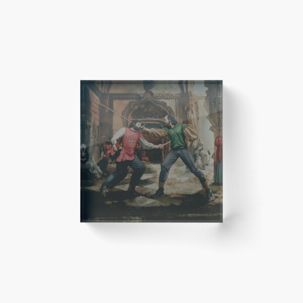 Item preview, A Picture of Two Nights Striking Each Other Resident Evil 1 Remake designed and sold by TheTroop.
