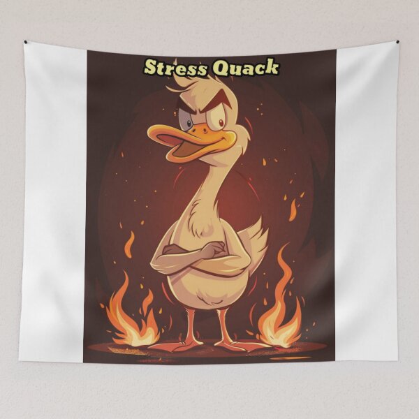 Item preview, Sassy Duck Reactions: Stress Quack Funny Duck Meme designed and sold by MiraLumeStudio.