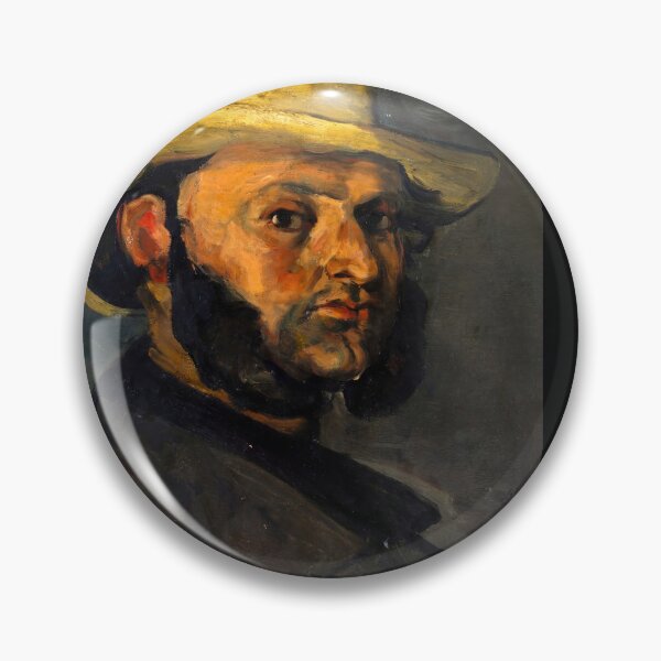 Item preview, Gustave Boyer B 1840 in a Straw Hat by Paul Cézanne: Portrait Poster designed and sold by artofuniverse.