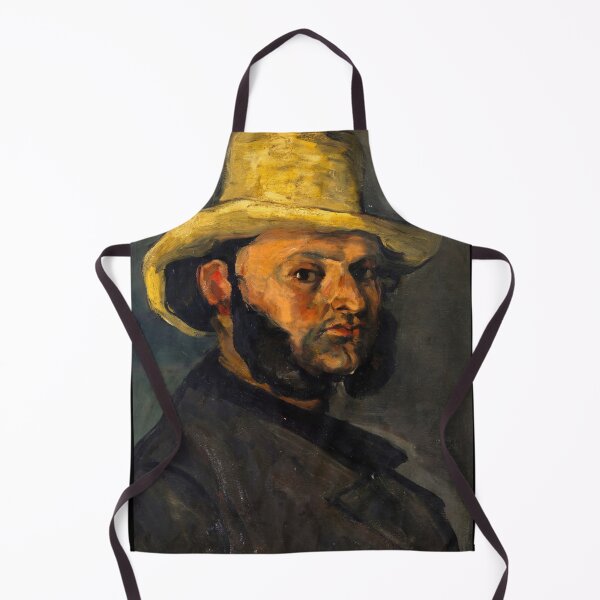 Item preview, Gustave Boyer B 1840 in a Straw Hat by Paul Cézanne: Portrait Poster designed and sold by artofuniverse.