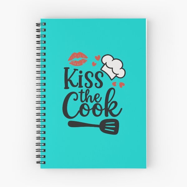 Item preview, Kiss the Cook. Funny Kitchen Quote. Cute Design For Foodies & Kitchen Lovers  designed and sold by DesignHouse07.