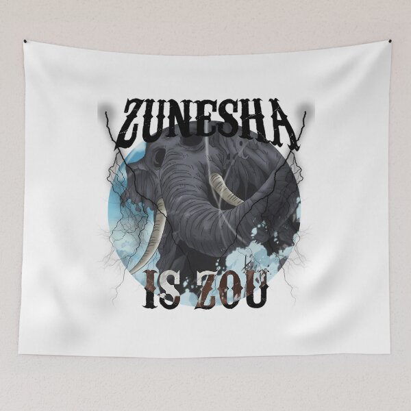 Item preview, Zunesha Is Zou (White) designed and sold by FannyBogisich.