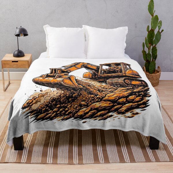 Item preview, Woodcut Heavy Equipment Operator Graphic designed and sold by LightPrintsCo.