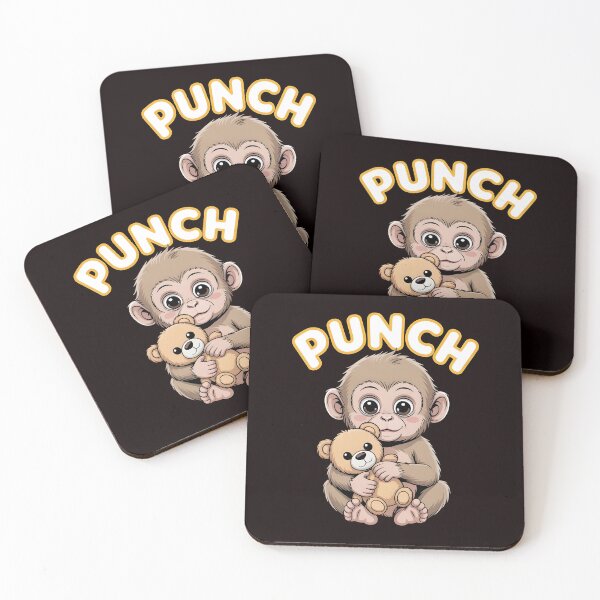 Item preview, Team Punch – Playful Baby Monkey Macaque From Japan Zoo designed and sold by Redgiant87x.