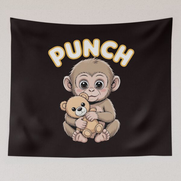 Item preview, Team Punch – Playful Baby Monkey Macaque From Japan Zoo designed and sold by Redgiant87x.
