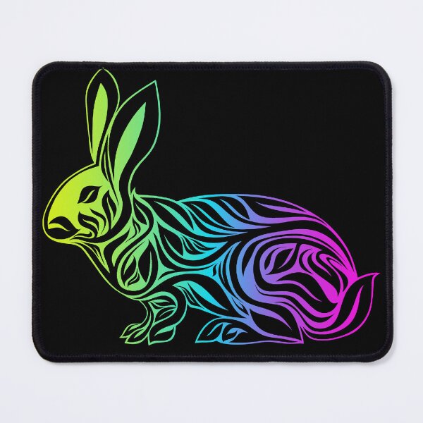 Item preview, Rainbow Spring Floral Easter Bunny designed and sold by LindonFlow.