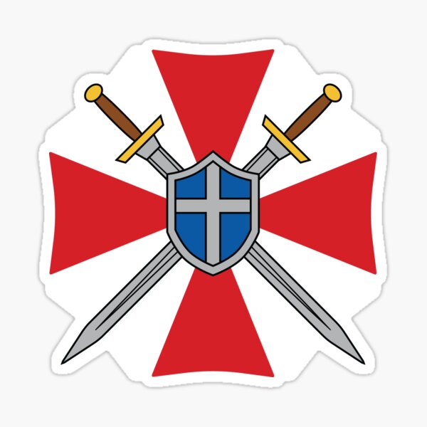 UBCS Resident Evil 3 Shield and Sword Crest Sticker