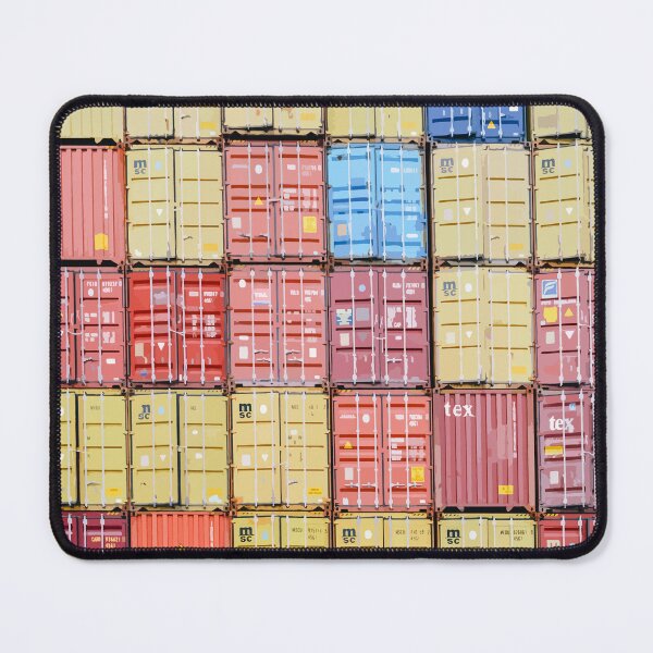Item preview, Colorful Stacked Shipping Containers Pattern designed and sold by Arturo Daniel Garcia Palomo.