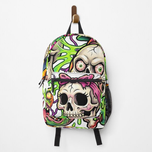 Item preview, Bebecita Skull and 420 Eye - Grotesque Street Art Collage designed and sold by elglotonmusical.