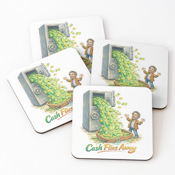 Item preview, Cash Flies Away – I'm Too Old Sticker designed and sold by Felixuss.