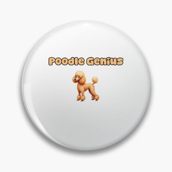 Item preview, Poodle Genius designed and sold by NatureUnleashed.