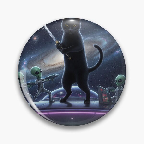 Item preview, Cosmic Cat Samurai – Galactic Guardian of the Universe designed and sold by emiiemilova.