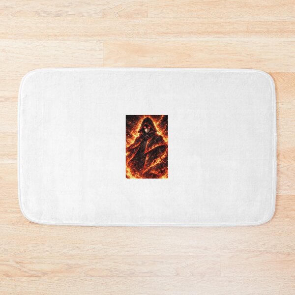 Item preview, Inferno Shadow – Crimson Flame Dark Mage Anime Art designed and sold by Anshugoyal.