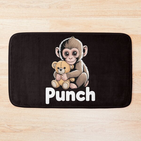 Item preview, Team Punch – Cute Baby Monkey Macaque Wildlife Design designed and sold by Redgiant87x.