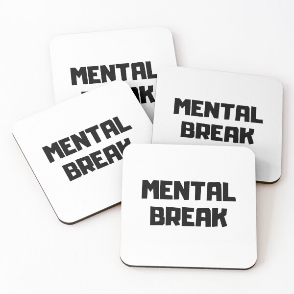 Item preview, Mental Break-Minimalist Typography Design designed and sold by DomKo10.