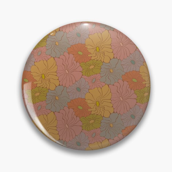 Item preview, Exotic Groovy Flowers - Earthy Neutral Boho Garden designed and sold by Carrie Cantwell Art.
