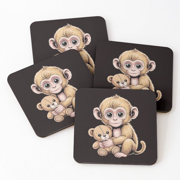 Item preview, Team Punch – Adorable Japan Zoo Baby Monkey Macaque designed and sold by Redgiant87x.