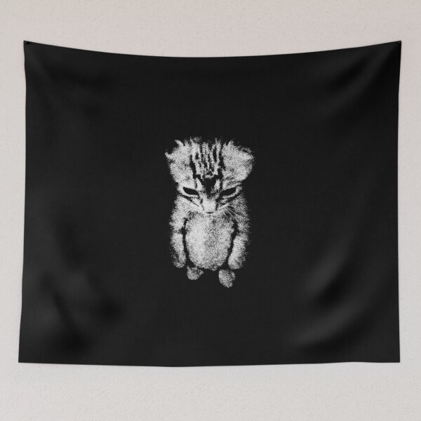 Item preview, Sad Kitten Meme Standing Cat designed and sold by loupglouglou.