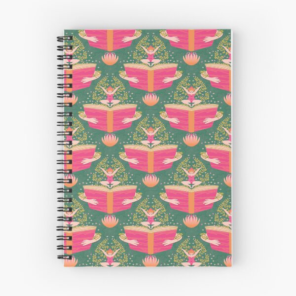 Item preview, The reading fairy, green background designed and sold by WONDERPRINTVALLEY.