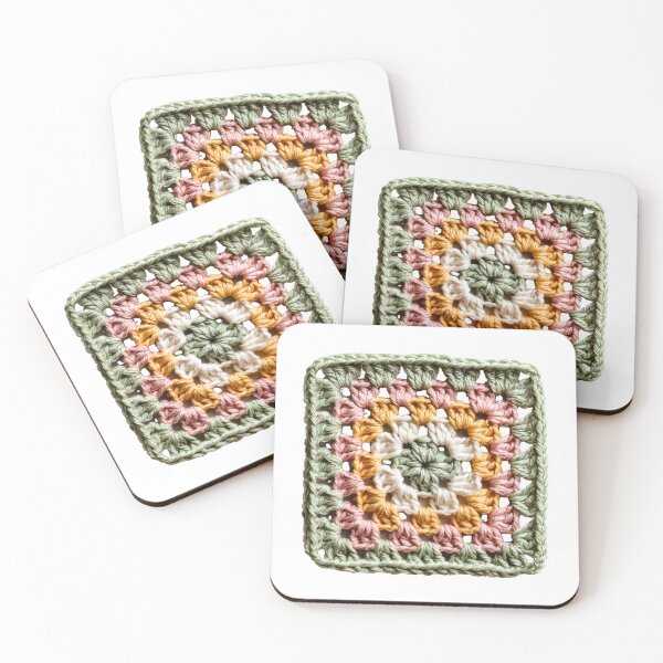 Item preview, Crochet granny square sticker designed and sold by MendaciousMina.