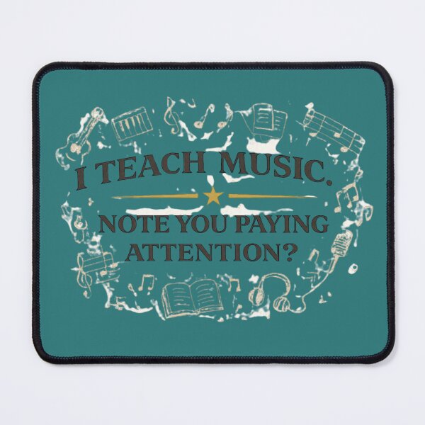 Item preview, I Teach Music Note You Paying Attention – Funny Music Teacher Tee designed and sold by vampbabe54.